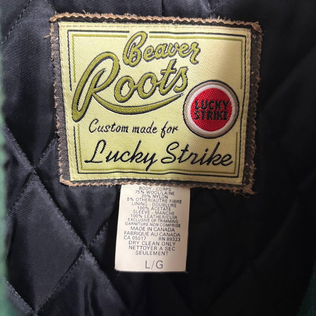 非売品　古着　ラッキーストライク　スタジャン 125th レザー