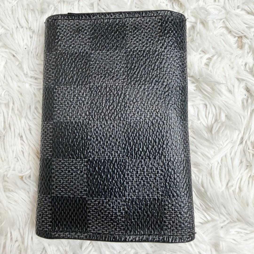 【付属品あり】ルイヴィトン 6連キーケース ダミエ グラフィット ミュルティクレ