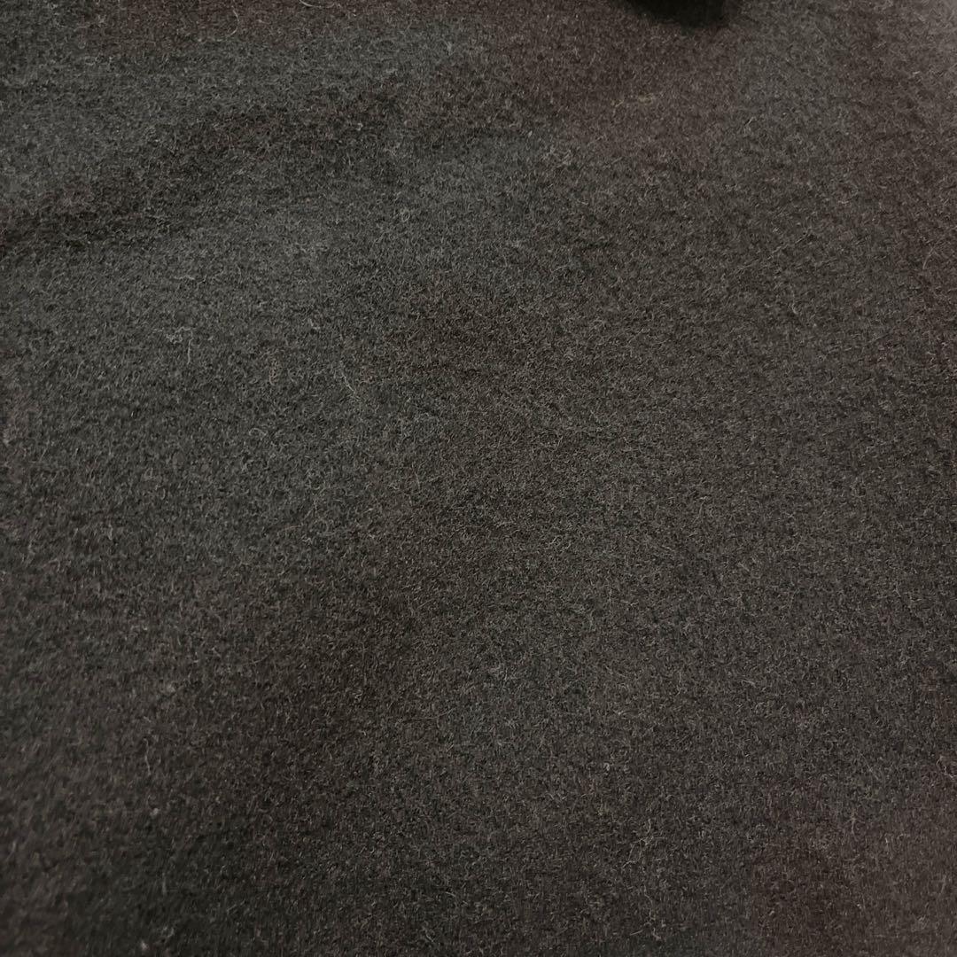 お値下げ　ヨウジヤマモト　コート　ウール ブラック ファー付き