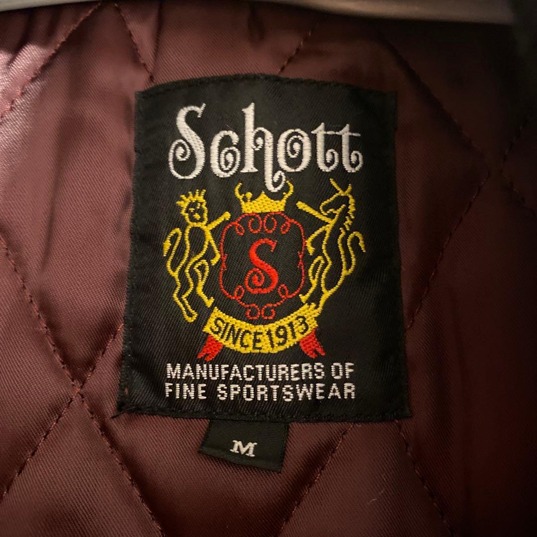 なんでも屋　Schott ショット　バーシティジャケット　スタジャン