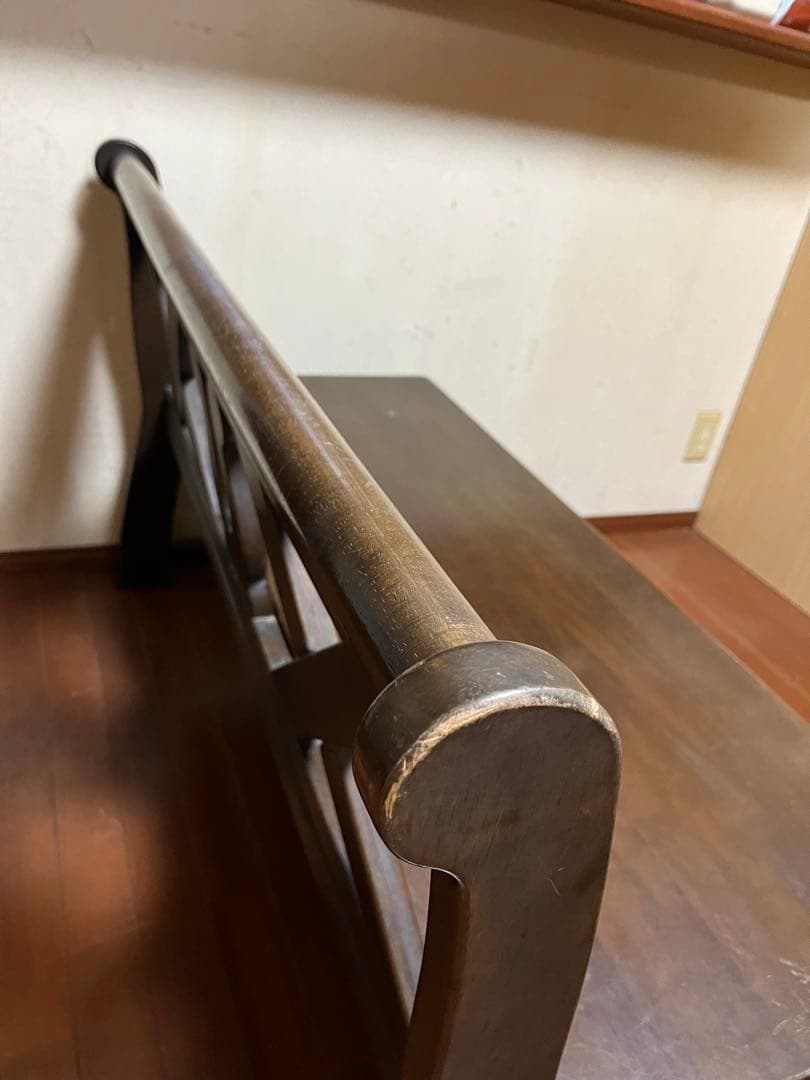 【愛知県岐阜県手渡値引】カリモク ルスティックRUSTIC ３人掛ベンチチェア