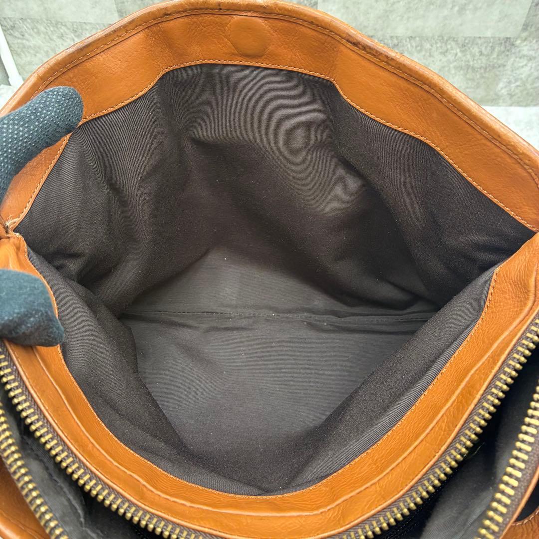 美品 コーチ 2way ビジネスバッグ ブリーフケース レザー 収納多数 A4