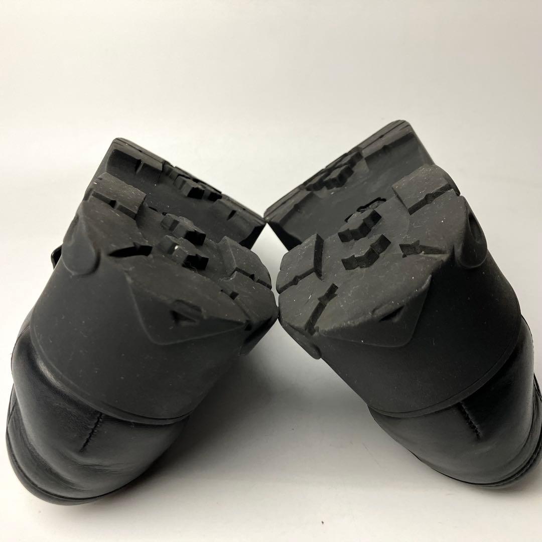 【美品】COACH ルーシー　厚底　レザーローファー　チャンキーヒール　23.5