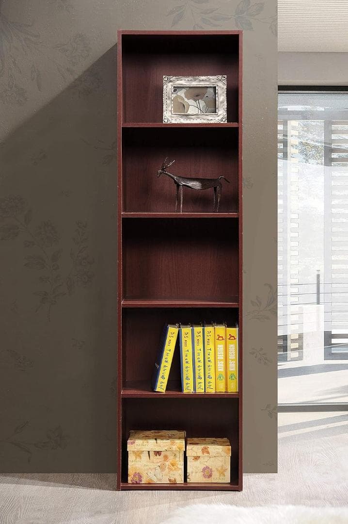 送料無料　Hodedah 本棚 マホガニー 5段