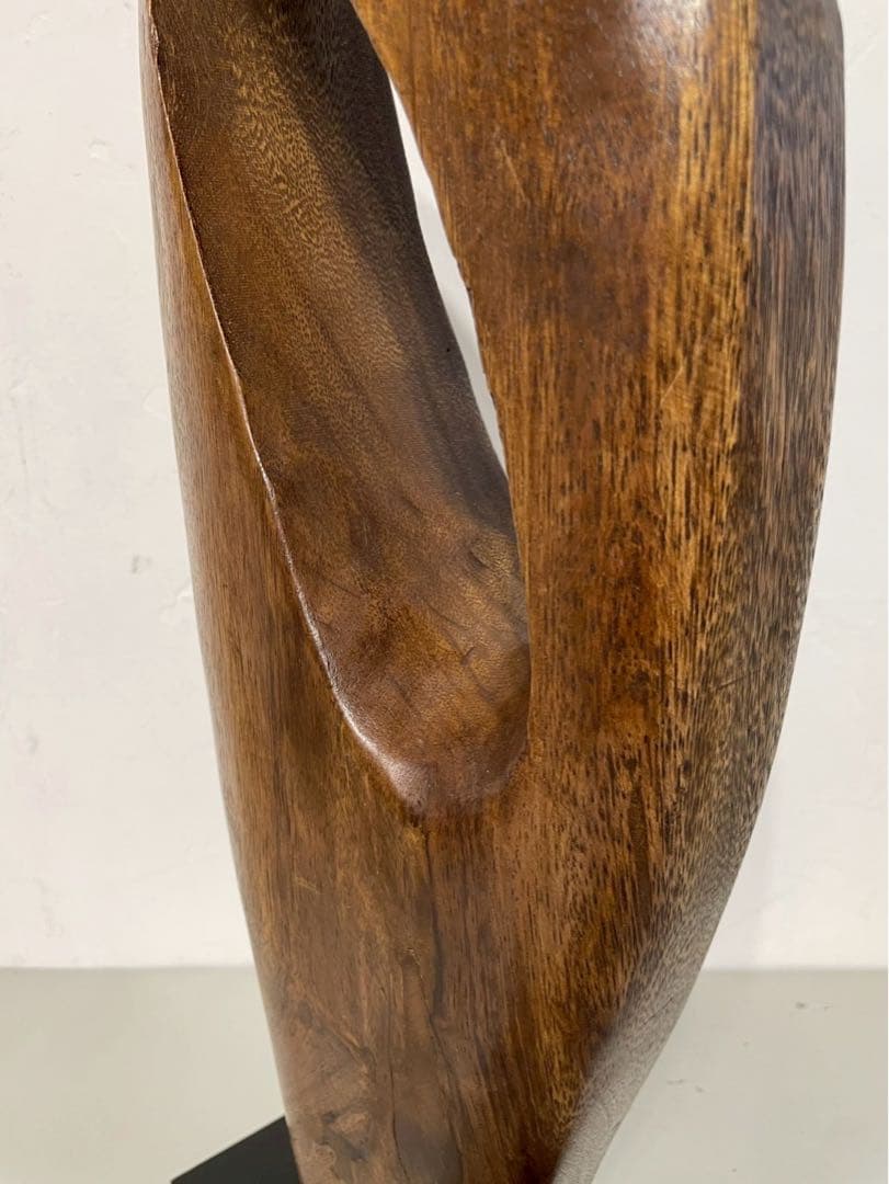 美品 BoConcept ボーコンセプト スカルプチャー オブジェ 置物 木製