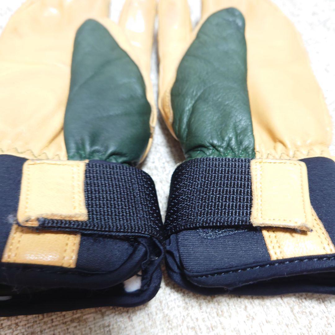 Hestra 3-Finger Full Leather short グローブ