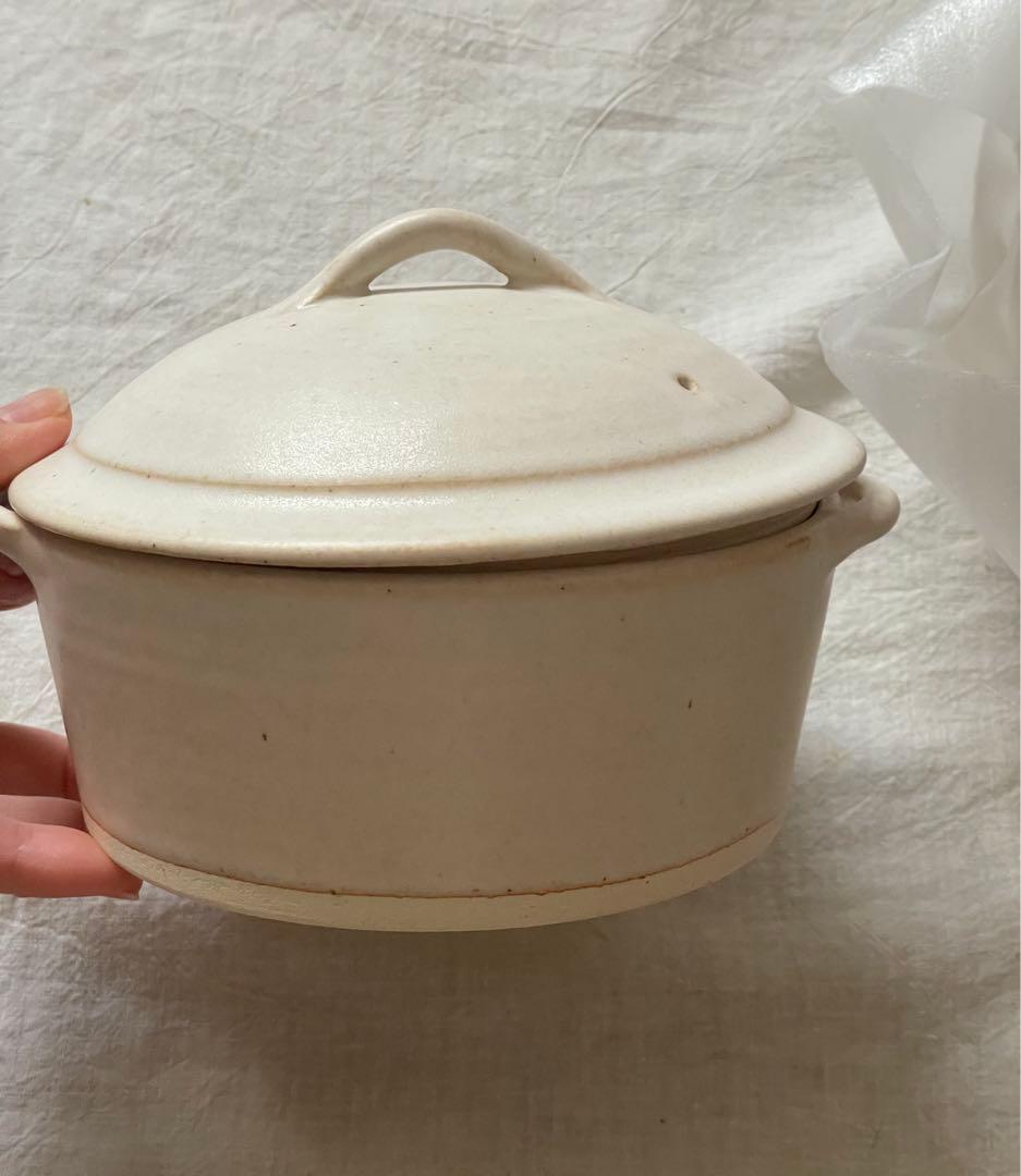 加藤かずみ さん 耐熱 蓋付きグラタン皿 土鍋 スープポット 2個セット