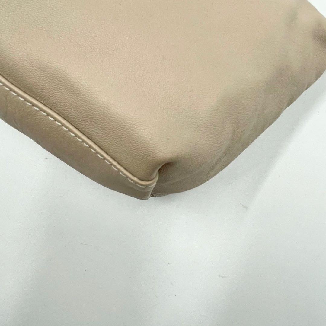 【未使用に近い】 Longchamp 限定品 2way ショルダーバッグ レザー