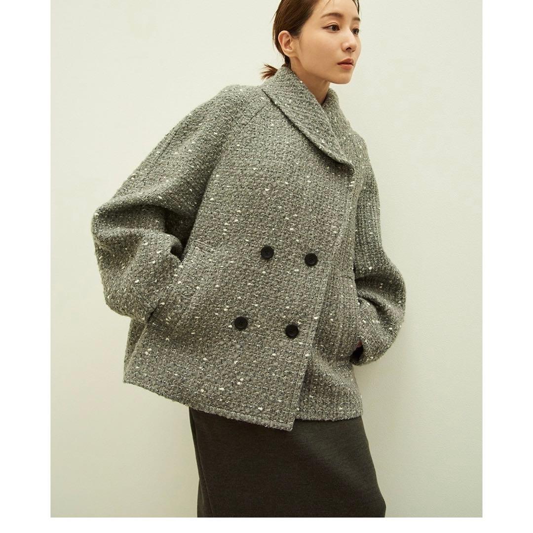 CLANE 田中みな実　オーバーツイードコート　サイズ0