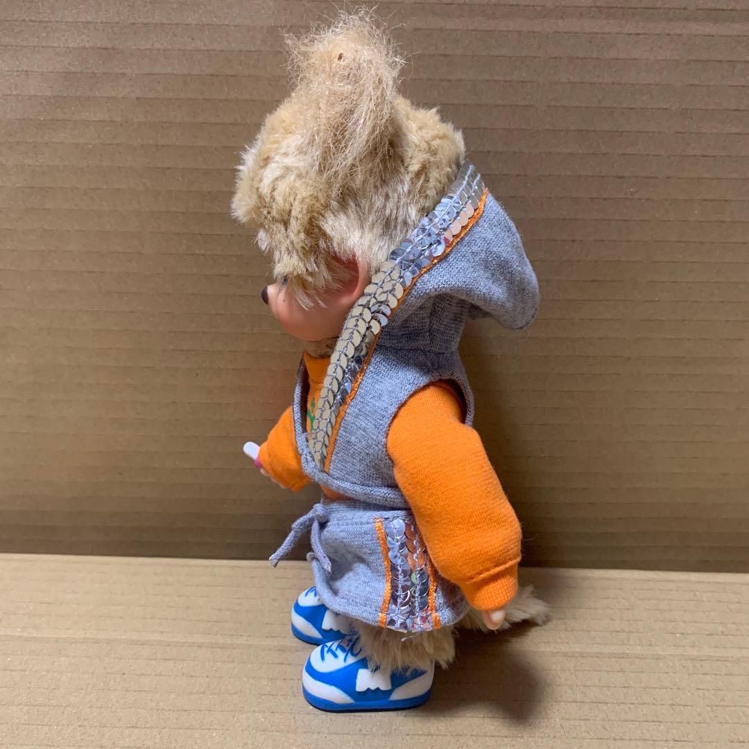 【希少】モンチッチ　女の子　ツインテール　ベージュ　ブルーアイ