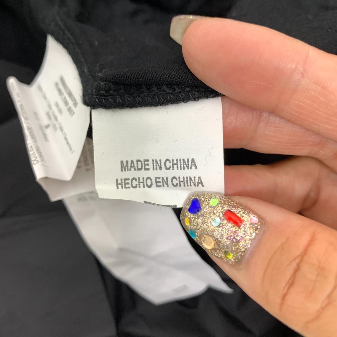 LA7582 エスマックスマーラ レイヤード ノースリーブワンピース 黒 S