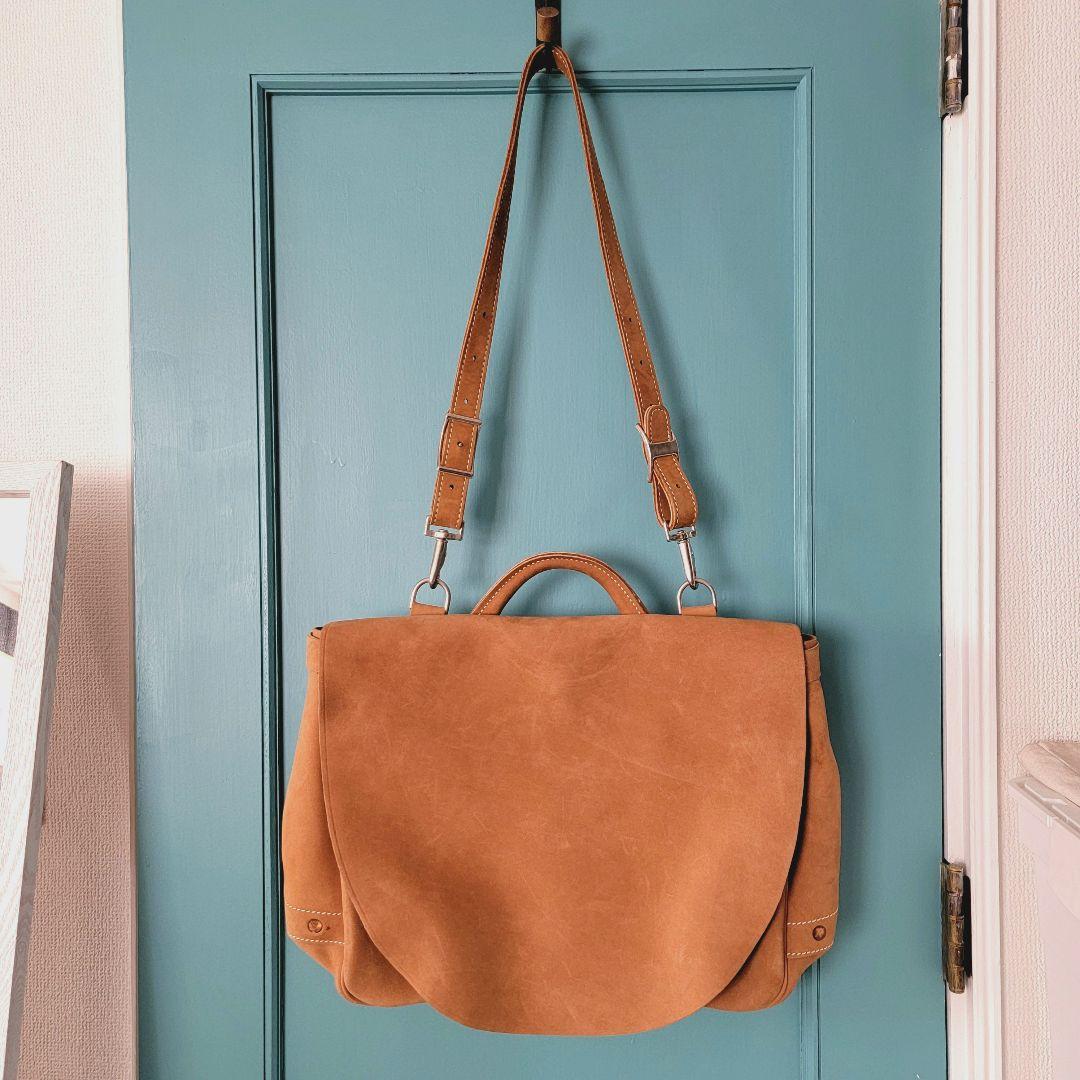 The J.Peterman Company ヌバックレザー　メッセンジャー