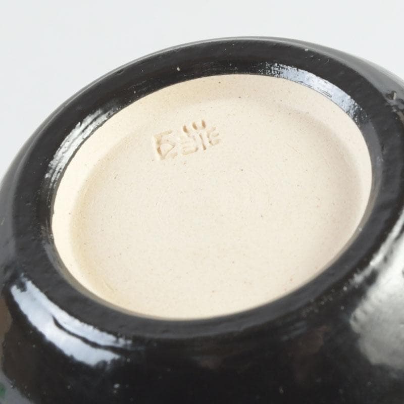 茶道具　萬古焼　加賀瑞山造　干支寅香合　共箱　V　9693