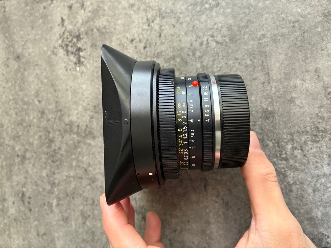 フィルムカメラ LEICA R4s + SUPER ANGULON-R20mm F4