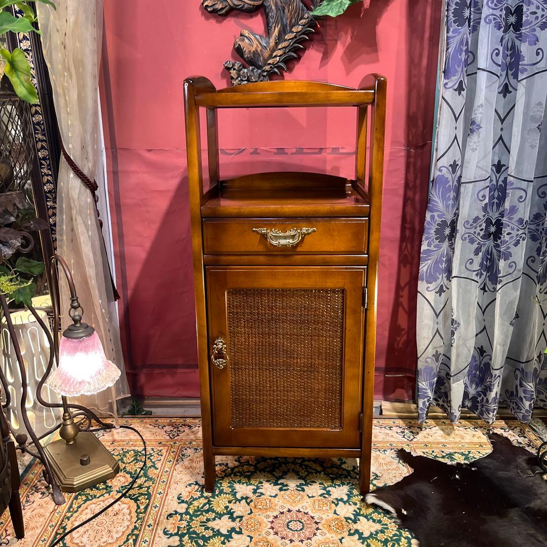 オールド　カリモク　クラシック　木製ラック