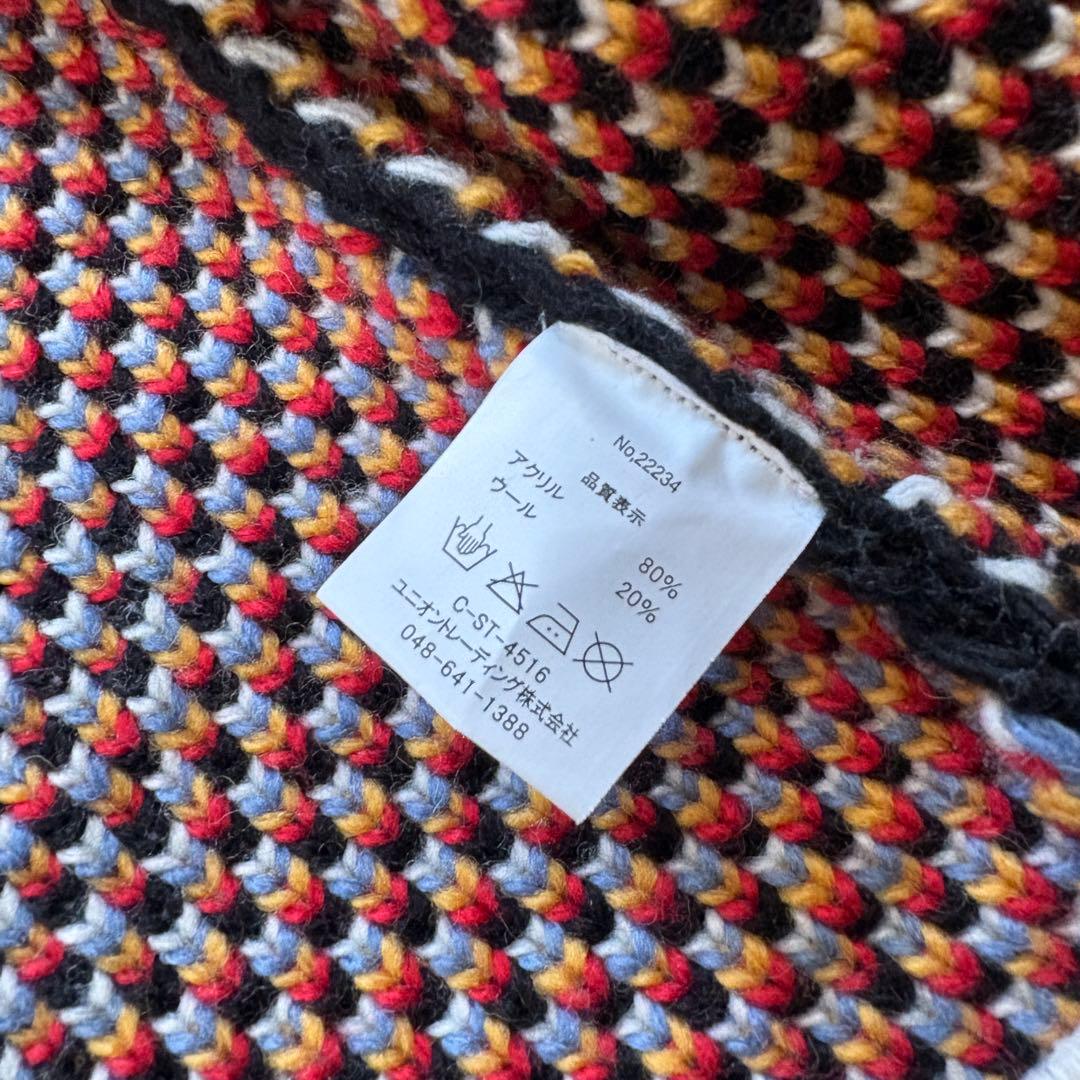 HOUSTON カウチン ニット 虎 セーター M ウール カーディガン