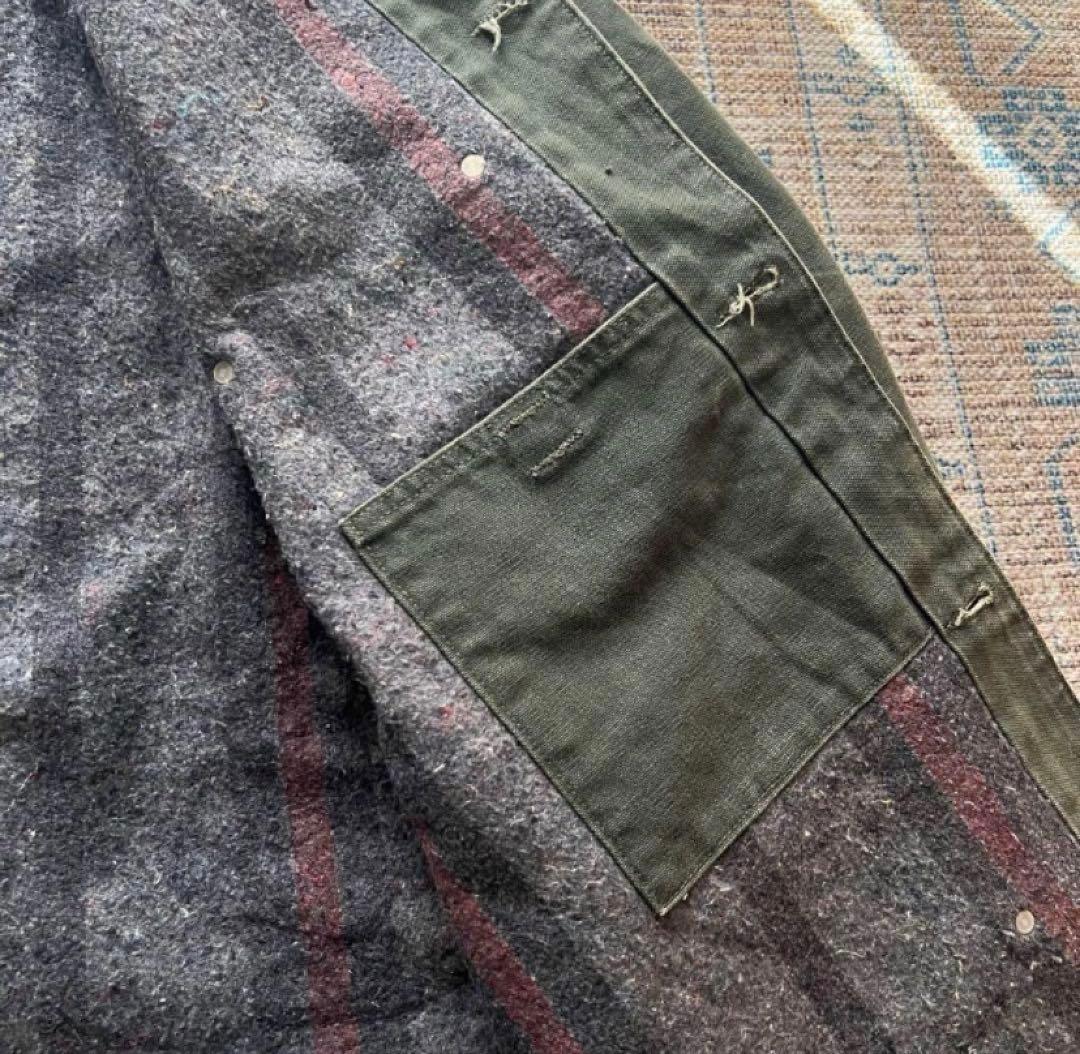 90s USA製 carhartt チョアコート ダックジャケット モスグリーン