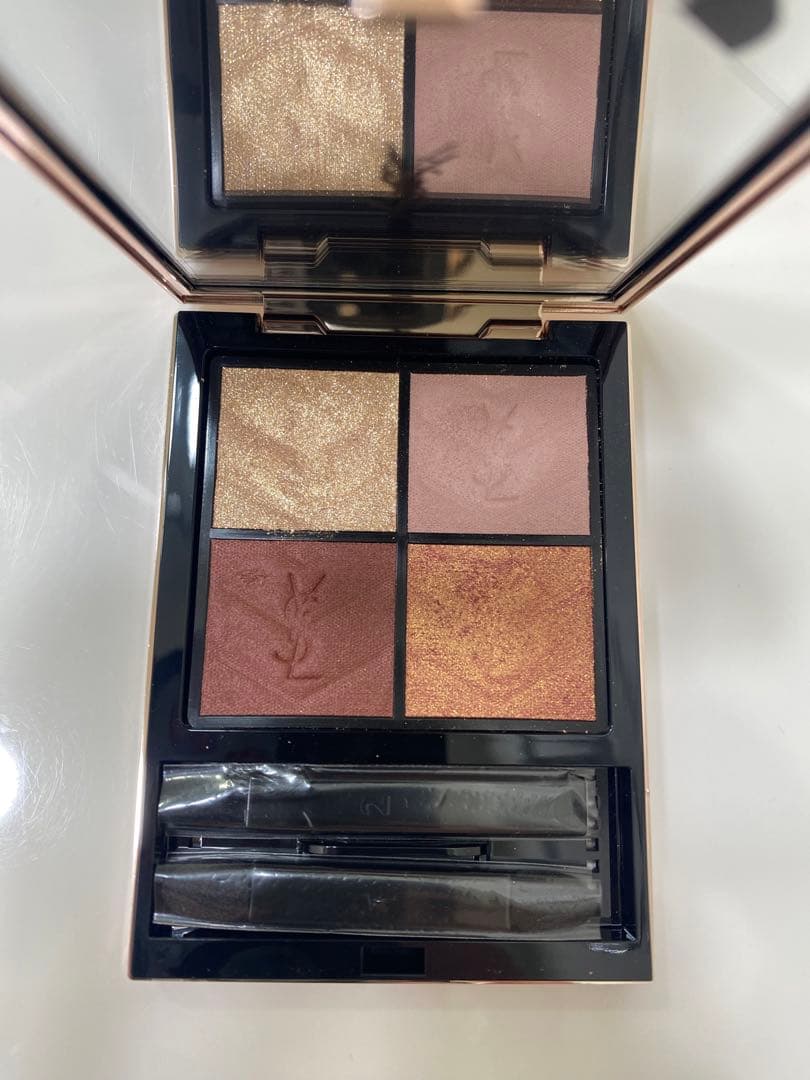 【極美品】イヴサンローラン クチュールミニクラッチ 825 バーニングデザイア