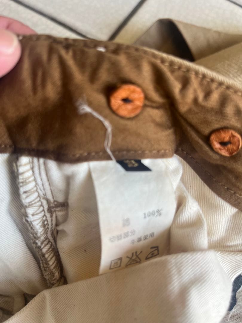 KAPITAL キャピタル　希少 本革仕様 チノ ピエロパンツ ベージュ 3