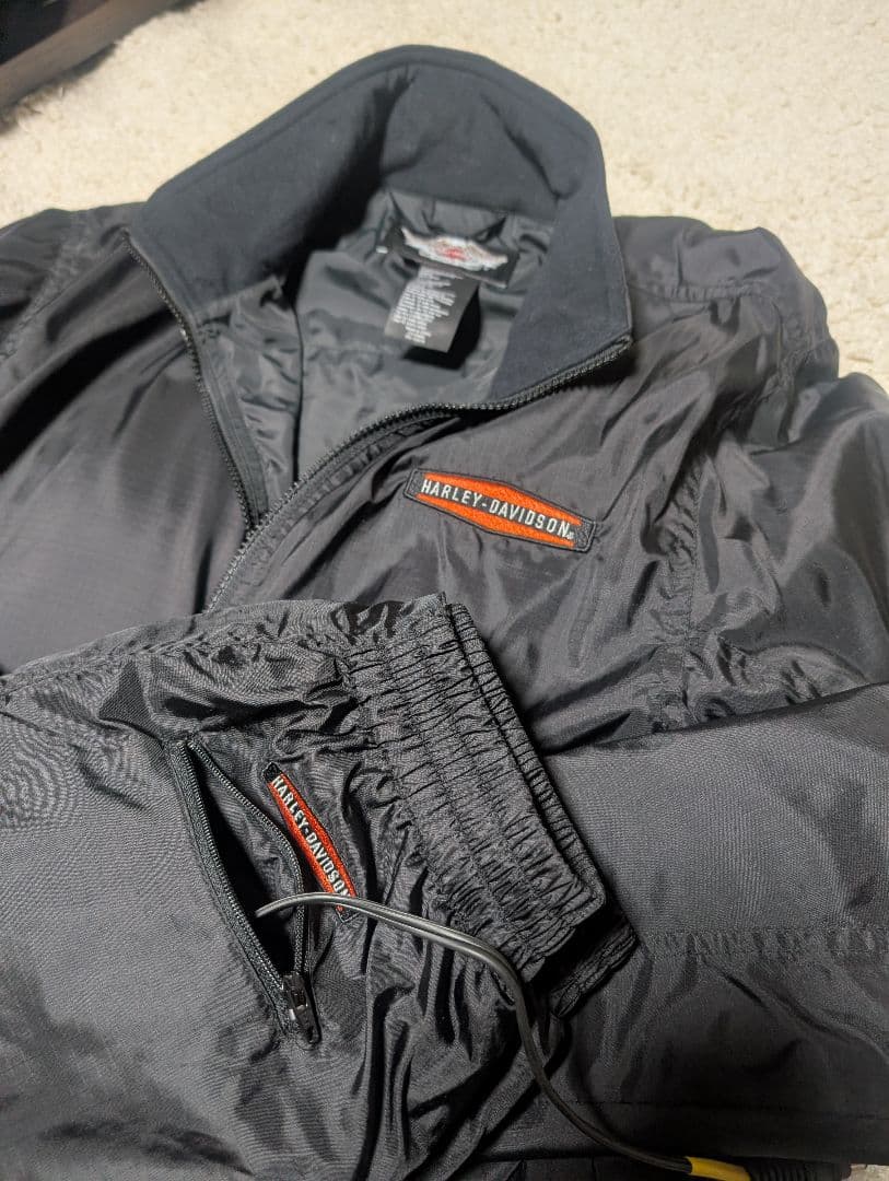 【美品】ハーレー正規品 電熱ジャケット＆パンツセット （サーモスタット付）