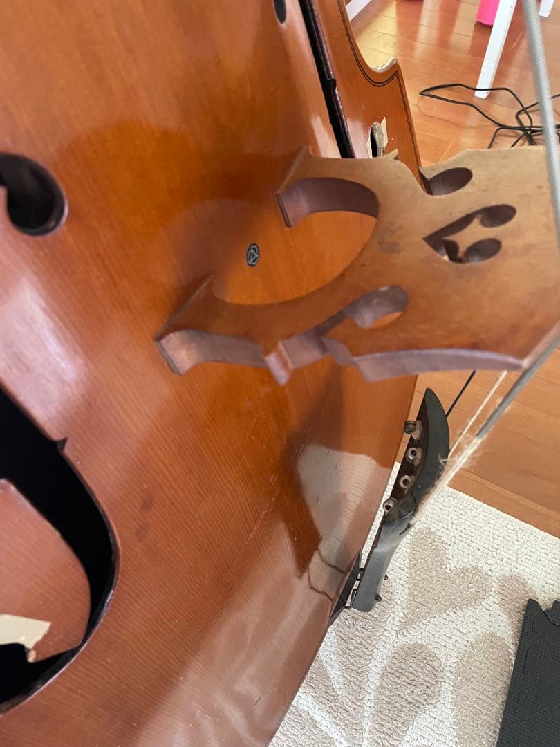 コントラバス 本体 木製 4弦