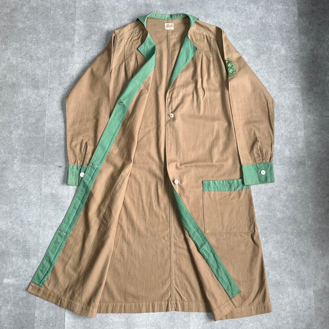 30s Pool’s チェンジボタン ショップコート ダスター アトリエコート