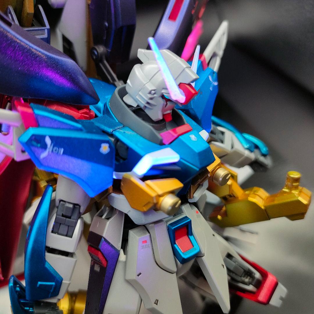 デスティニーガンダムspecⅡ　ゼウスシルエットゴースト　ガンプラ 塗装完成品