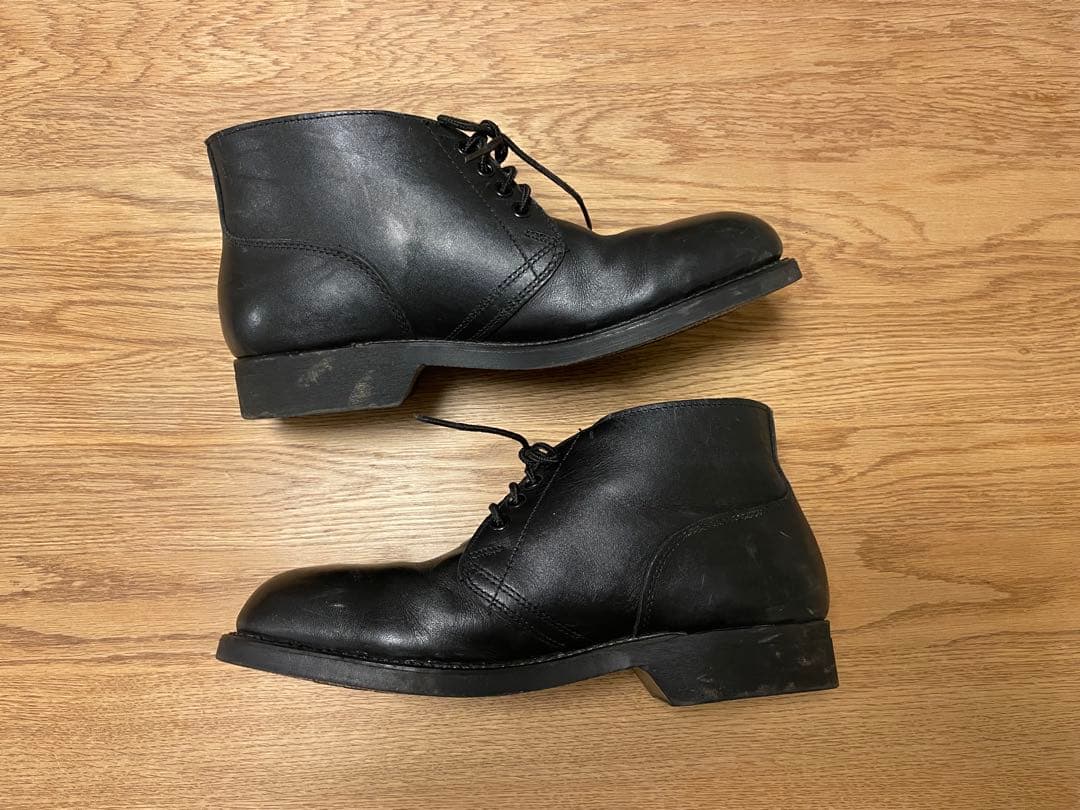 米軍　レザーチャッカブーツ　スチールトゥ　7W 1983/75 セーフティ80s