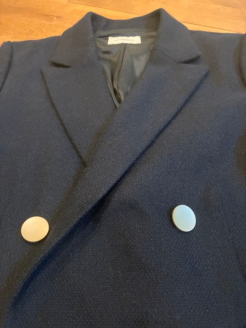 Greed グリード ダブル ジャケット ウォッシャブル　　ネイビー36