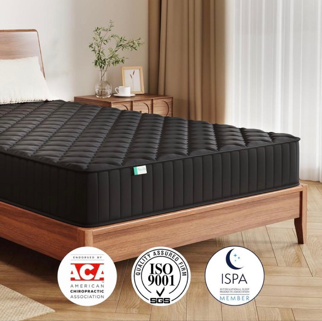 マットレス シングル 硬め 極厚20cm コイルマットレス 硬さ180N 高反発