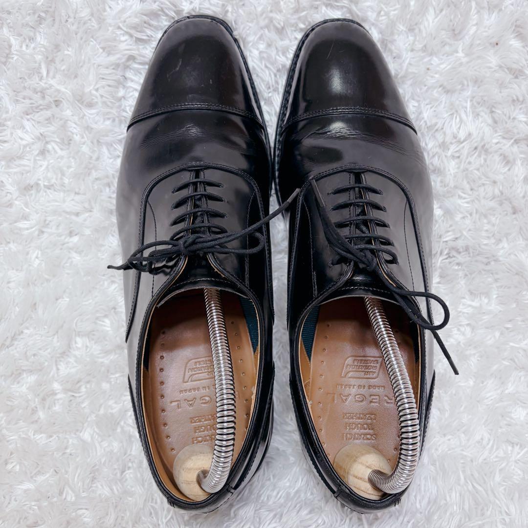 美品　REGALリーガル ビジネスシューズ ストレートチップ 革靴 41EL