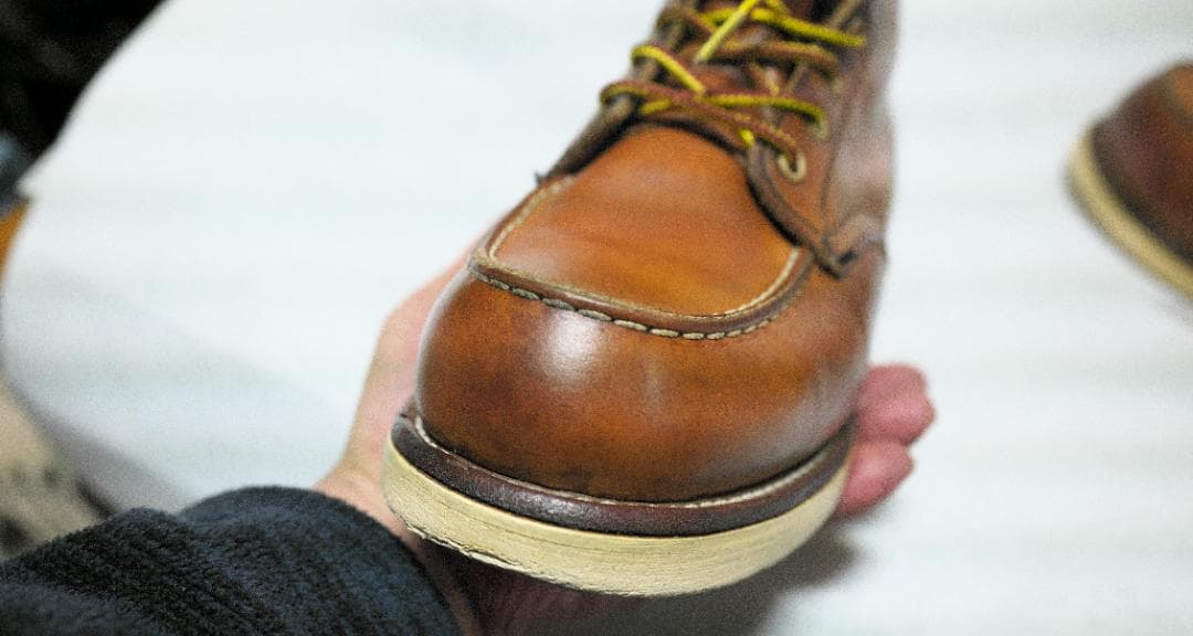 【希少・刺繍羽タグ】レッドウィング 875 アイリッシュセッター モックトゥ