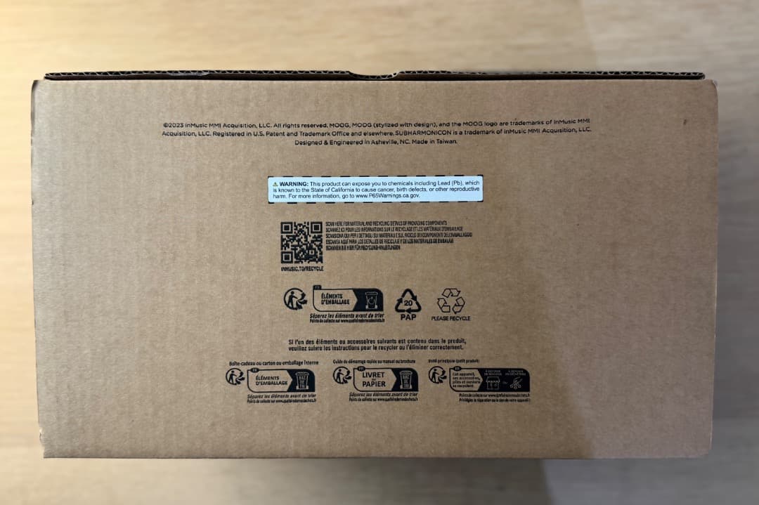 新品同　moog SUBHARMONICON モジュラーシンセサイザー