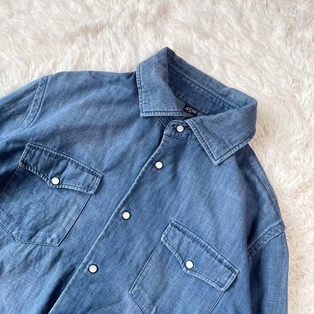 45R フォーティーファイブアール極美品 モンプチデニムの908イースタンシャツ