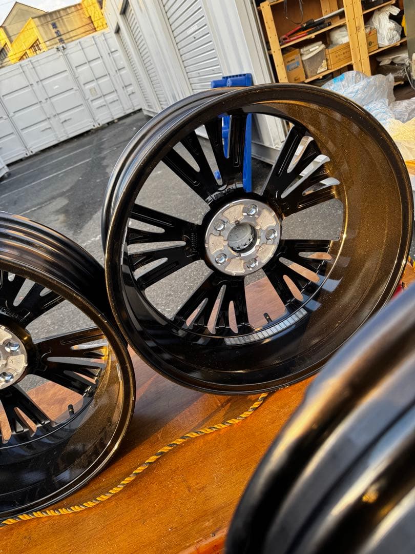 トヨタ 19インチ ブラックスポークホイール 4本セット