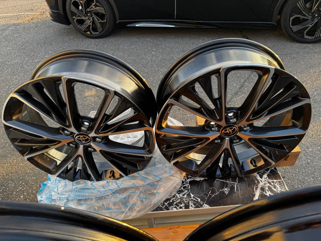 トヨタ 19インチ ブラックスポークホイール 4本セット