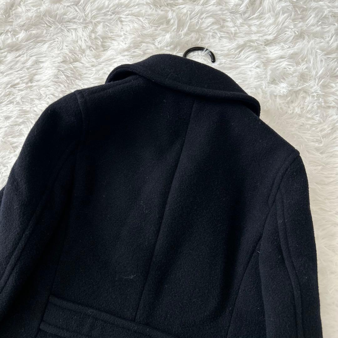 【高級カシミヤ混】マーガレットハウエル　ウールコート　Pコート　美品　アウター