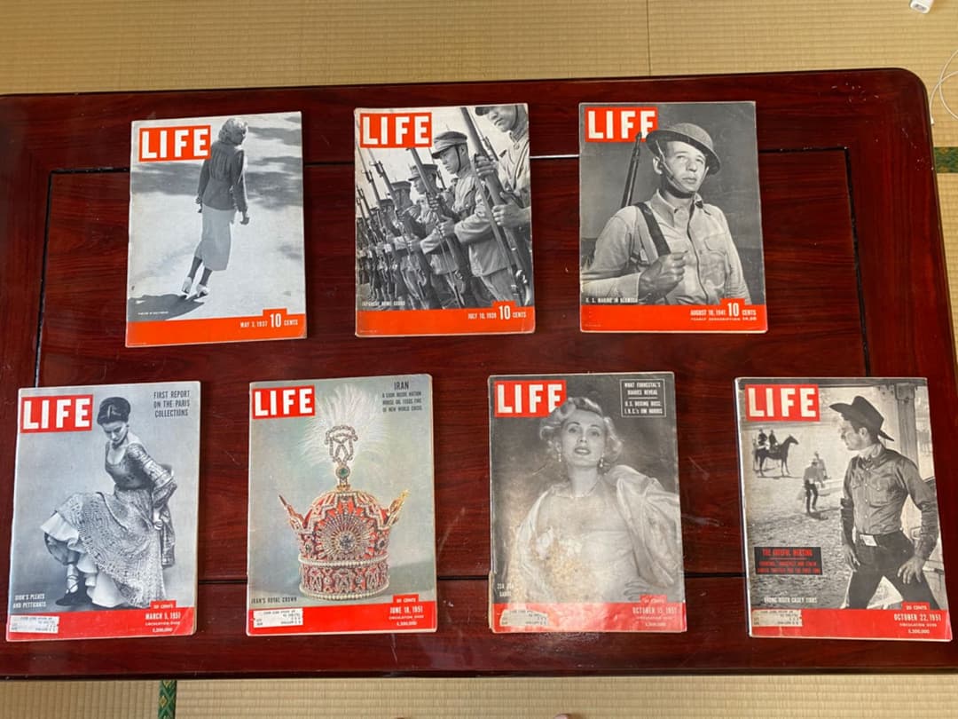 1937年1939年1941年1951年4冊　LIFEマガジン　まとめ売り
