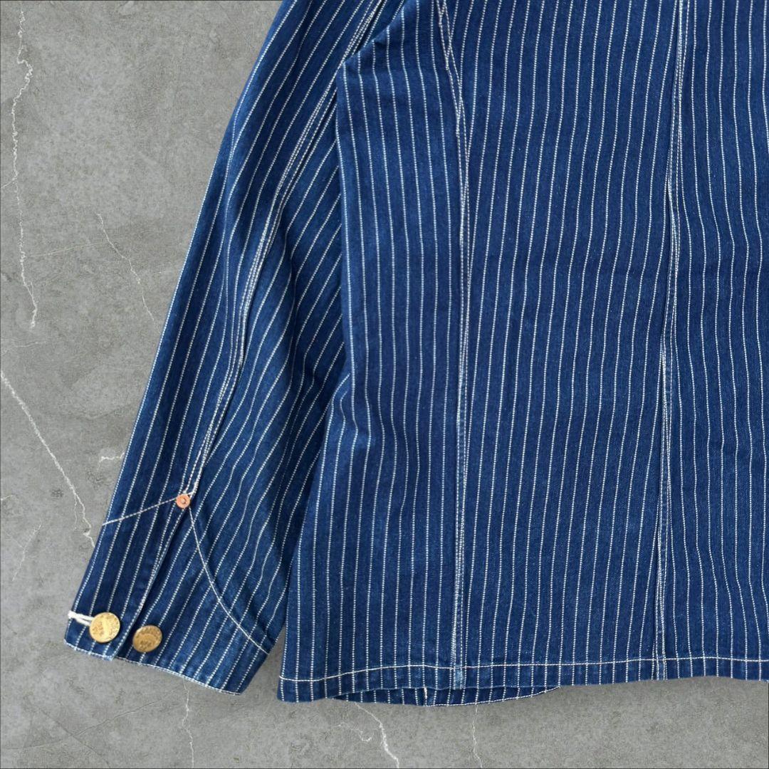 PHERROW'S ヒッコリー カバーオール ウォバッシュ フェローズ デニム