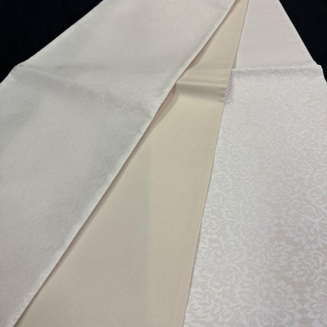 【専用ページ】お仕立て込.新品 袋帯 白 生成色 花柄 4888