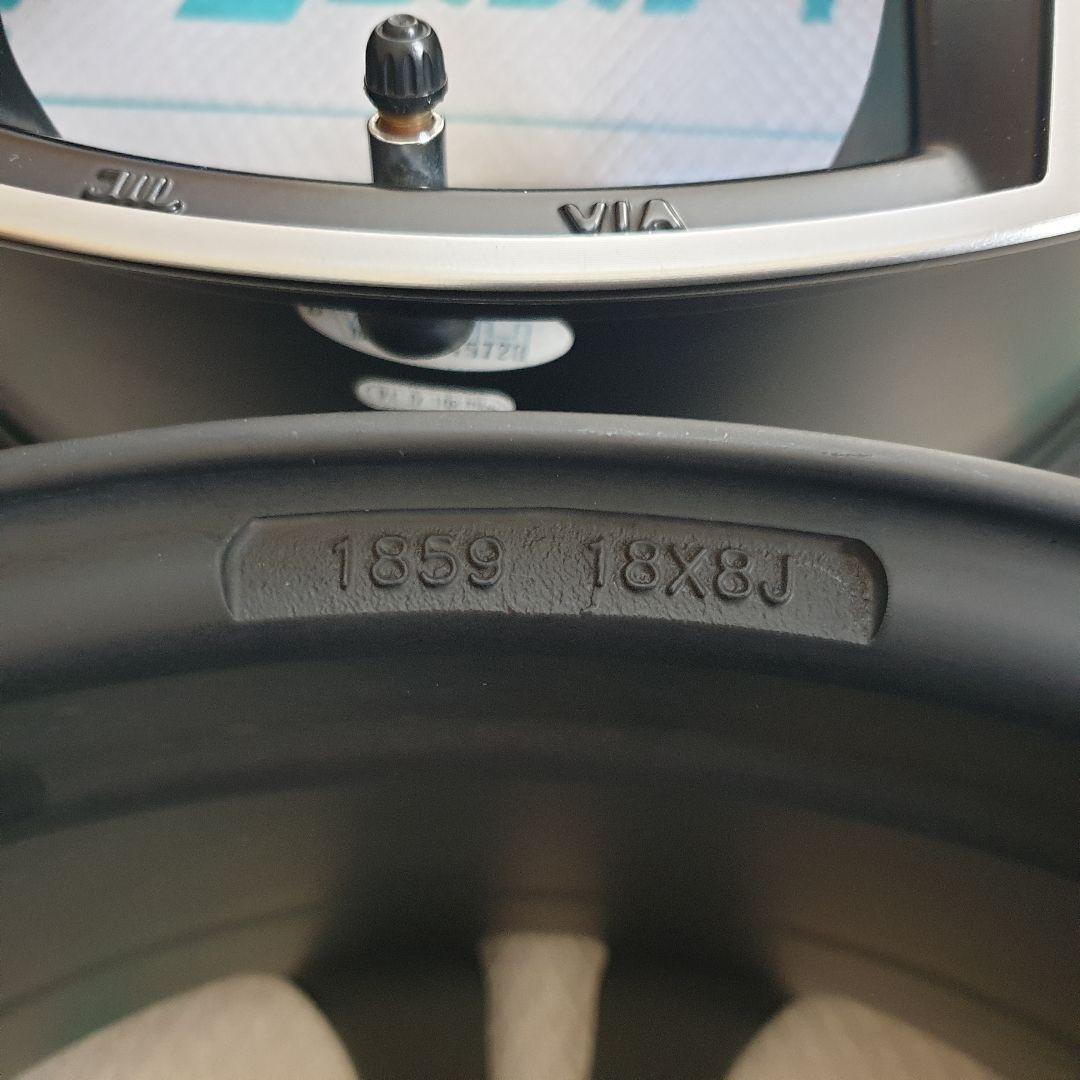 ② VST TYPE PLS 18インチ8J インセット42 VOLVOホイール