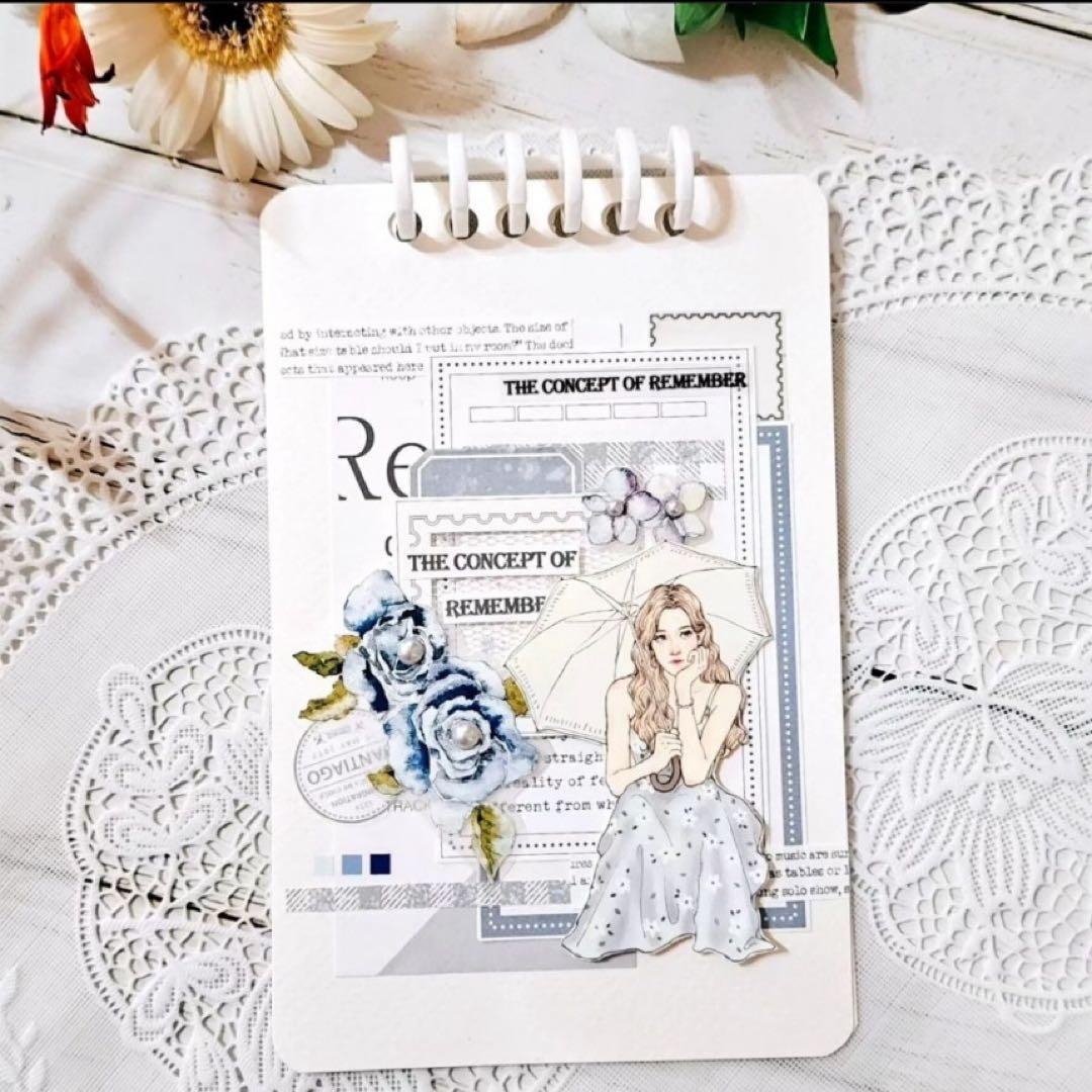 コラージュ素材　紙もの　素材紙　【1320】