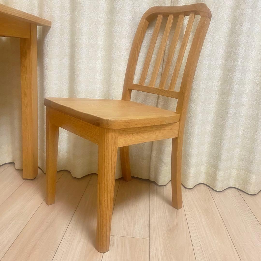 値下げ済【オーク材】モモナチュラル・BASICチェア
