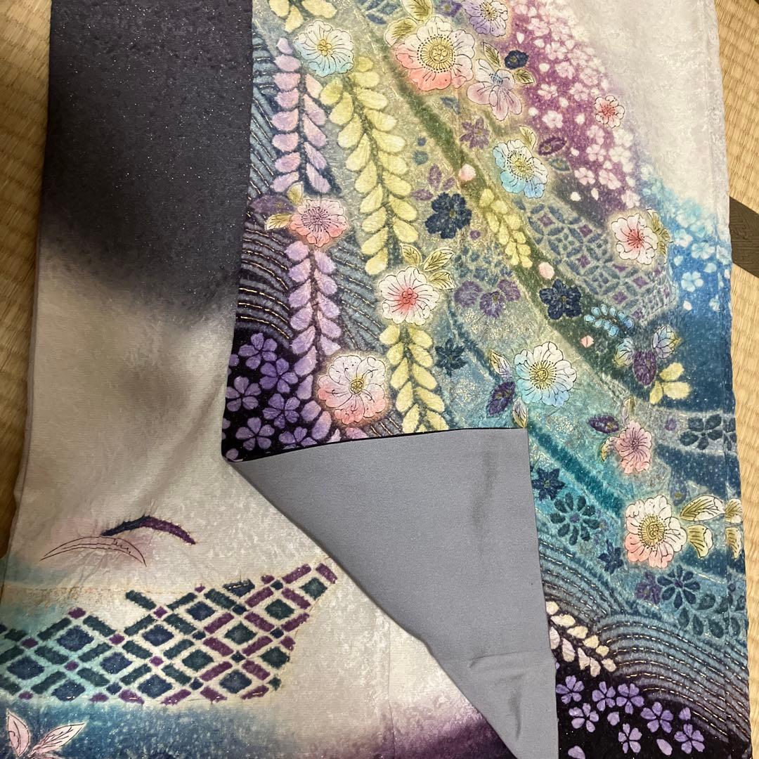 辻ヶ花　正絹　振袖