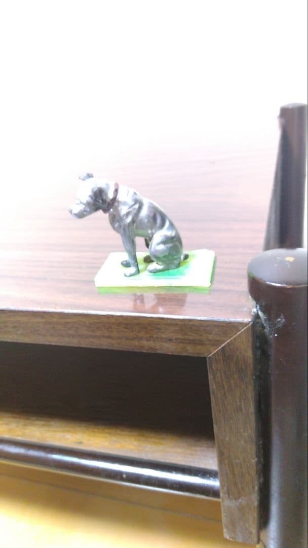 1970 ビクターの棚　ビクター犬（金属）