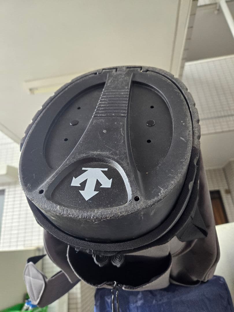 DESCENTE グレー キャディバッグ