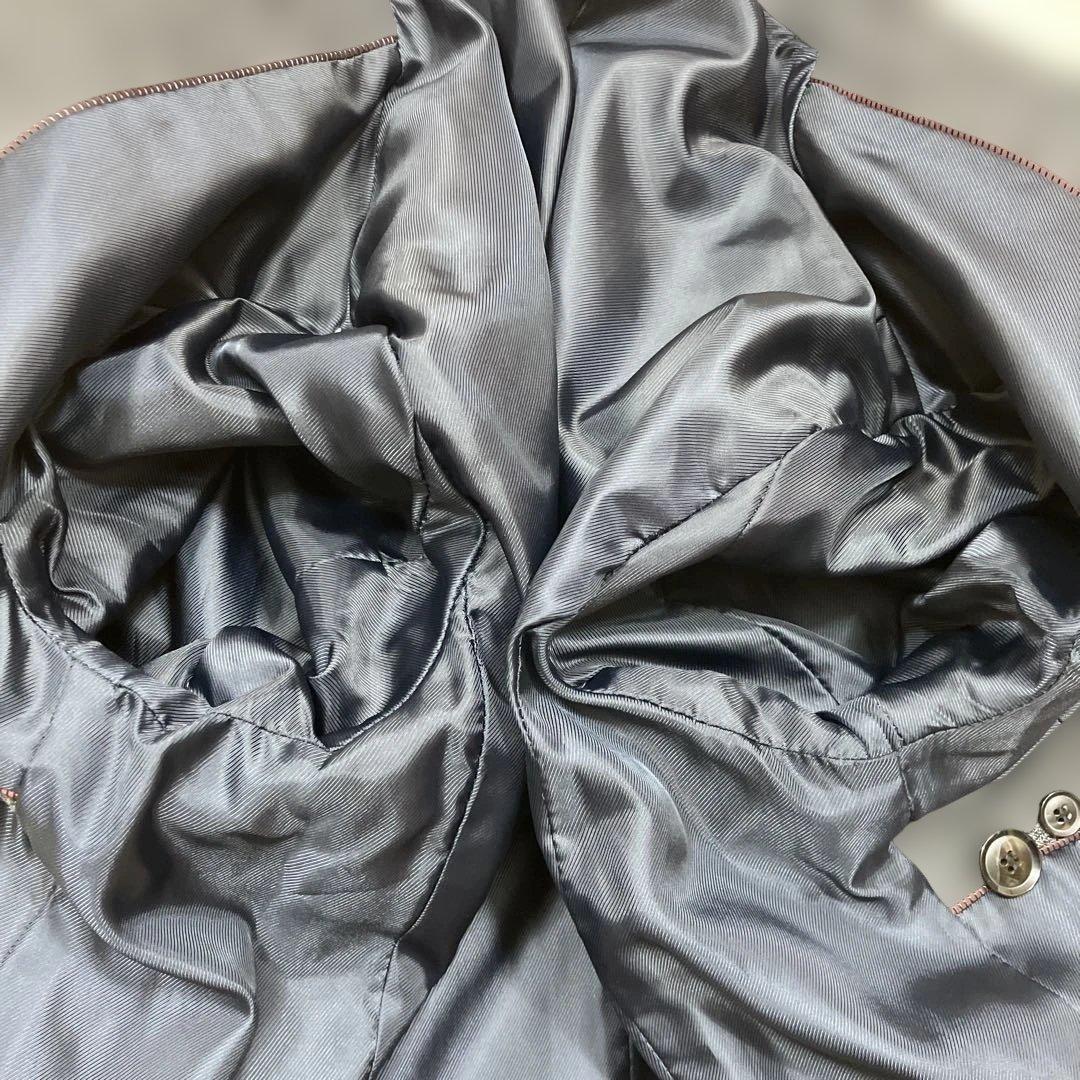 極美品 スーツセットアップ グレンチェック ダークグレー XLサイズ