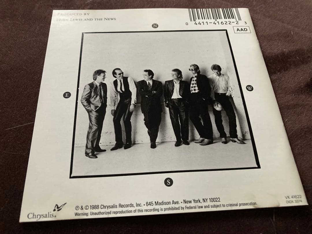 レア　Huey Lewis 直筆サインCD ヒューイルイス & The News