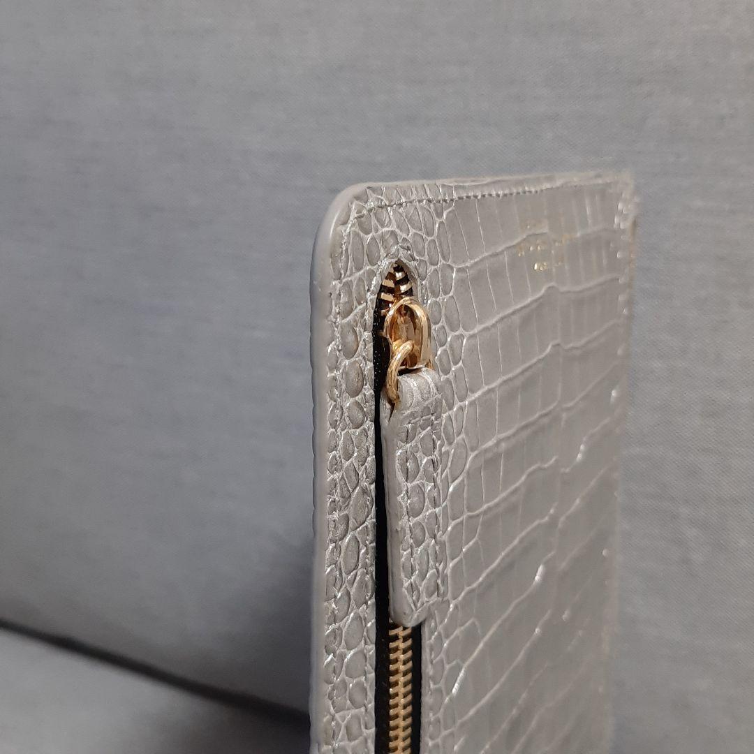 【新品未使用】SMYTHSON スマイソン マラ マルチジップケース シルバー