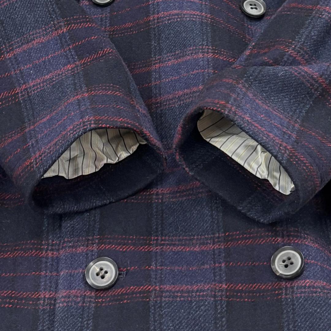 ☆完売品☆ レーヨン混　UNITED TOKYOチェック柄ロングコート　マキシ丈